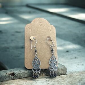Elegant Silver Dangle Earrings